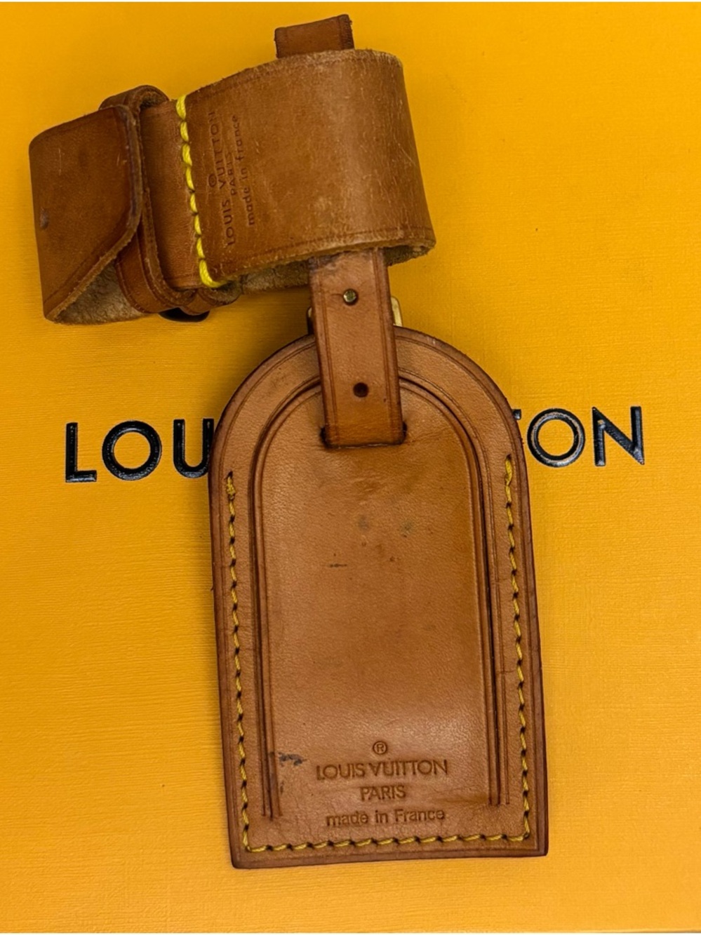 Louis Vuitton Vachetta  Luggage Name Tag